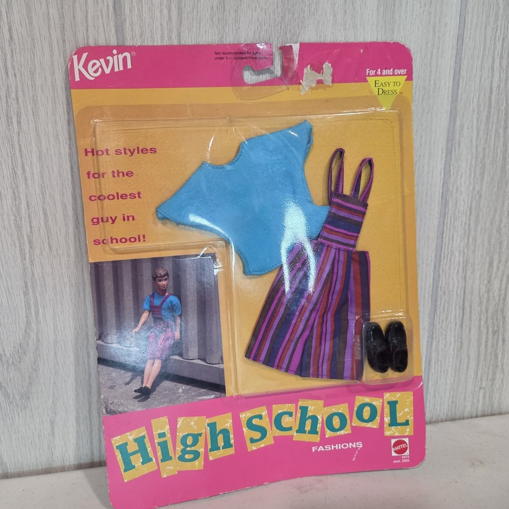 Mattel Kevin High School Fashions Number 2472 From 1992 Vintage Toy Sealed